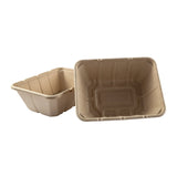 Deep Tan Tubs 7" x 9" x 3.125", Multiple Tub View