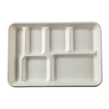 6 Compartment Trays, Overhead View