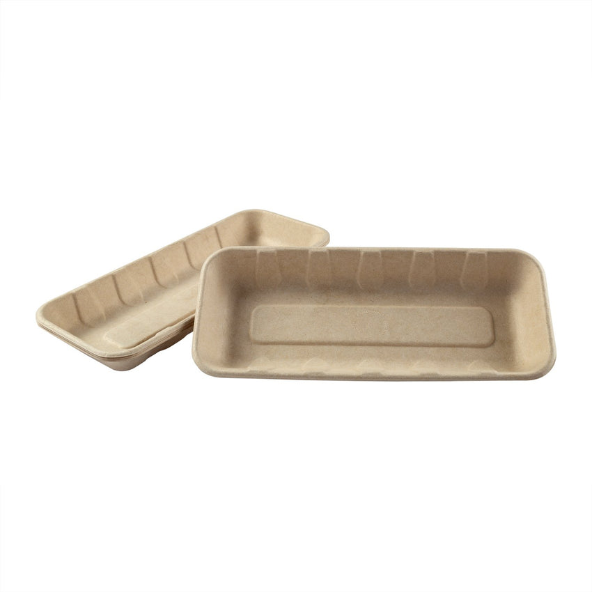 Tan Fiber Trays 10.25" x 4.38" x 1", Multiple Tray View