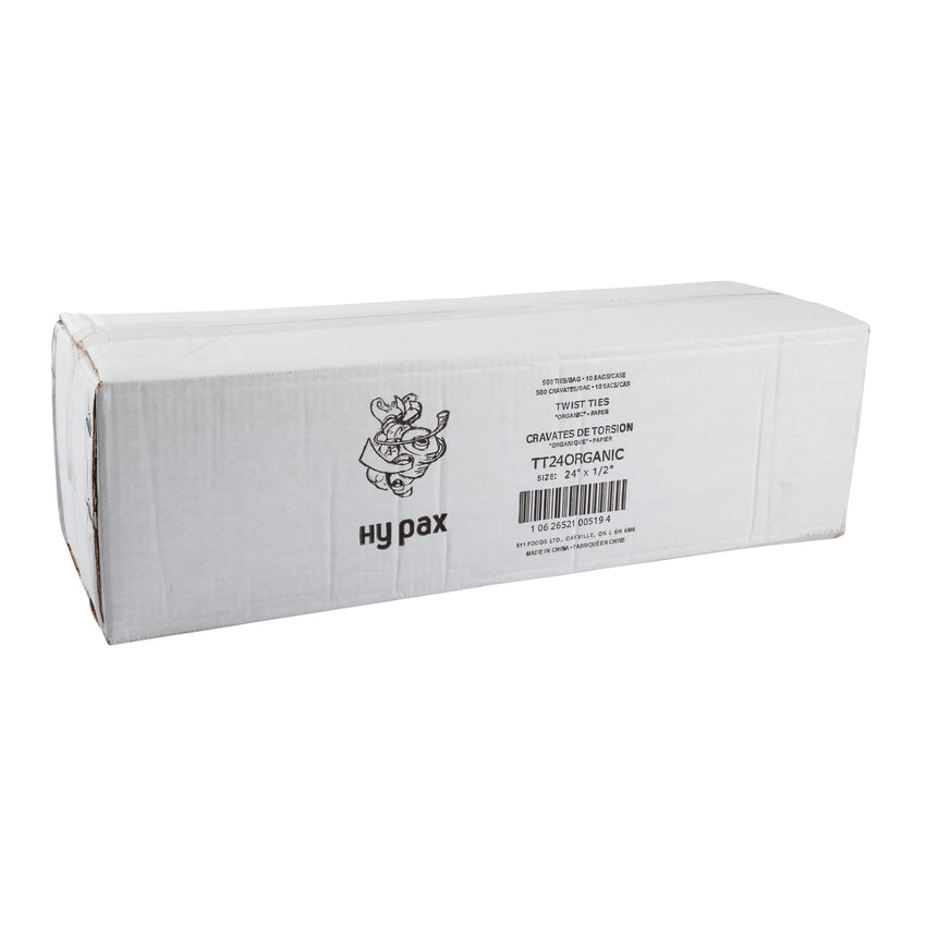 Twist Tie 24" Organic, Case 500x10