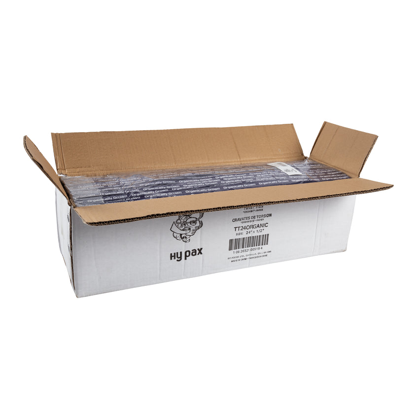 Twist Tie 24" Organic, Case 500x10