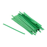Twist Tie 3x1/8" Green Paper, Case 2000x25