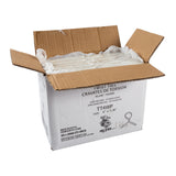Twist Tie 4x1/8" White Paper, Case 2000x25