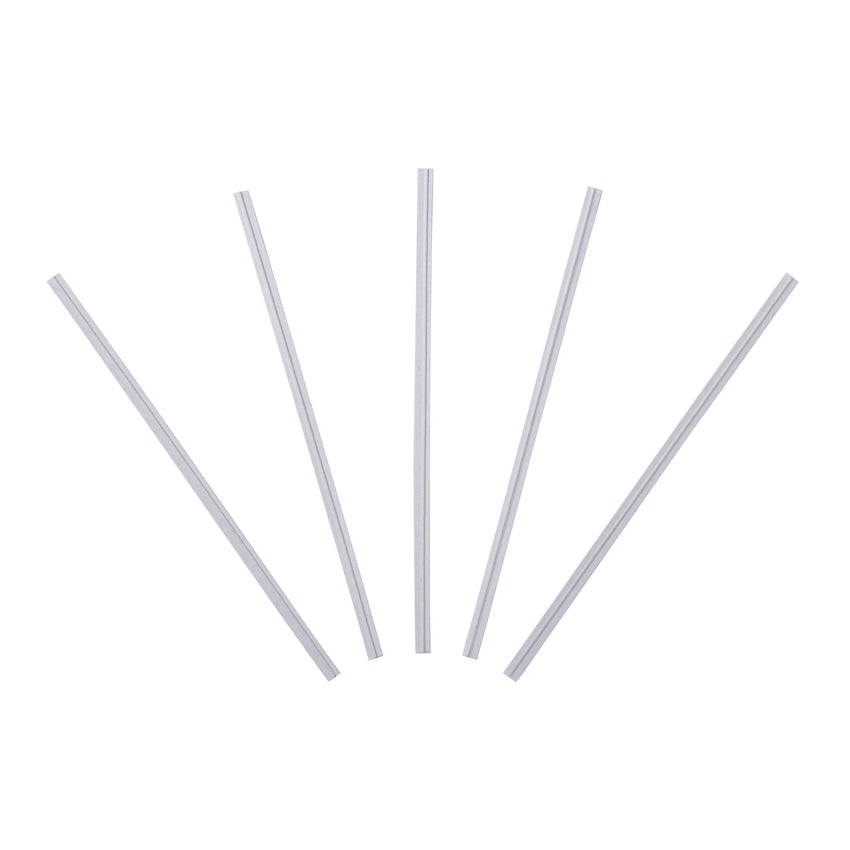 Twist Tie 4x1/8" White Paper, Case 2000x25