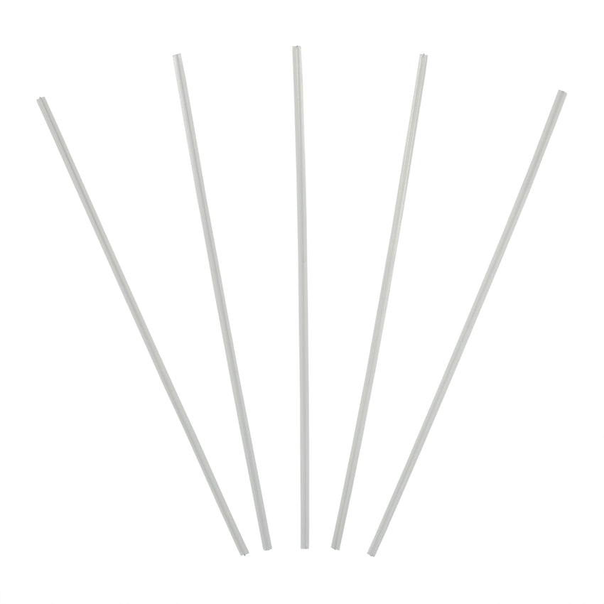 Twist Tie 7x1/8" White Paper, Case 2000x25