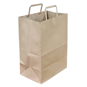 Bag Paper Flat Handle Plain